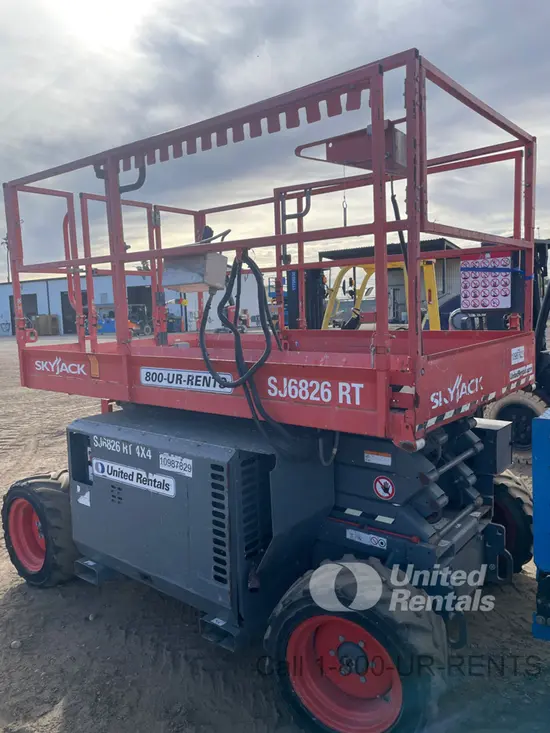 2019 Skyjack SJ6826RT Rough Terrain Scissor Lift