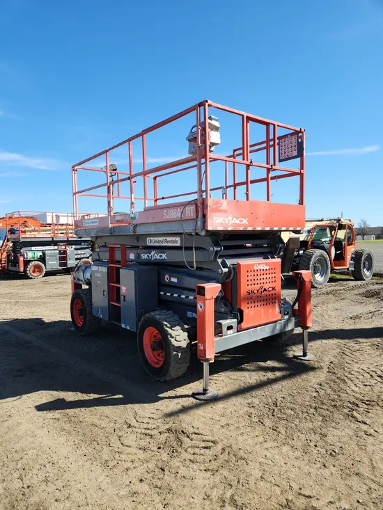 2017 Skyjack SJ8841RT Rough Terrain Scissor Lift