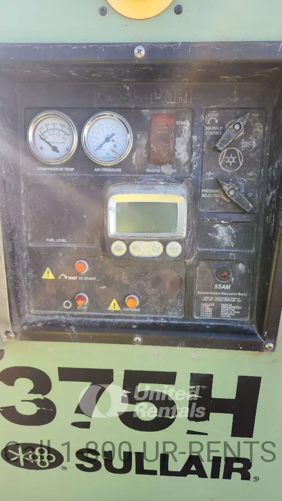 2019 Sullair 375H DPQ-JD3 Air Compressor