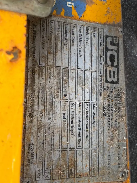 2018 JCB S1930E Scissor Lift