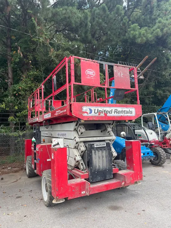 2017 MEC 6092RT Rough Terrain Scissor Lift