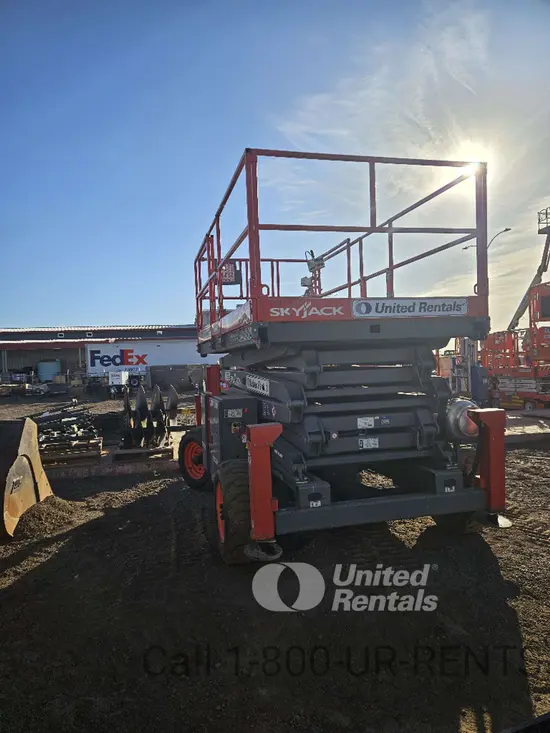 2019 Skyjack SJ8841RT Rough Terrain Scissor Lift