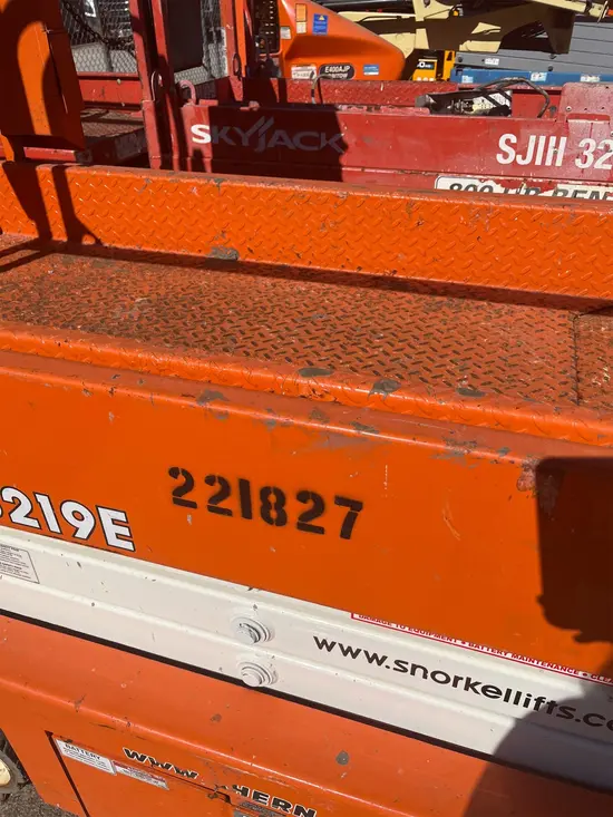 2019 Snorkel S3219E Scissor Lift