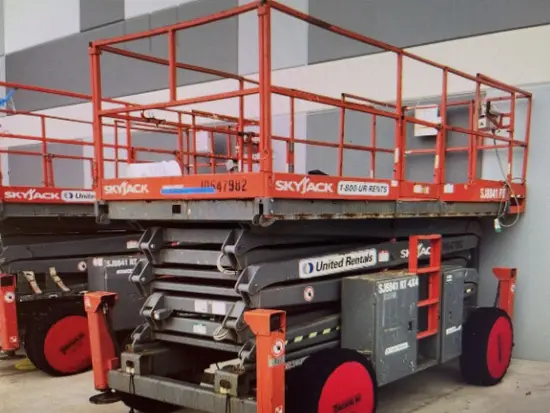 2016 Skyjack SJ8841RT Rough Terrain Scissor Lift