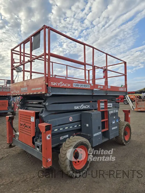 2017 Skyjack SJ8841RT Rough Terrain Scissor Lift