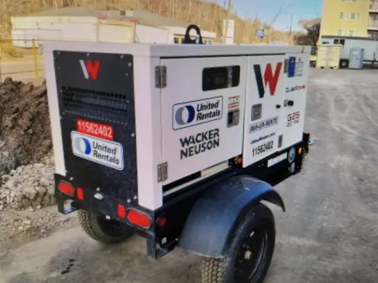 2022 Wacker Neuson G25 T4F Diesel Generator
