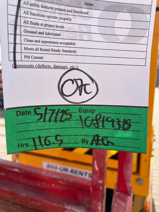 2018 MEC MICRO 19 Scissor Lift