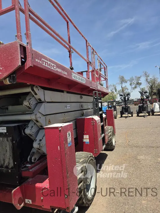 2016 MEC 6092RT Rough Terrain Scissor Lift