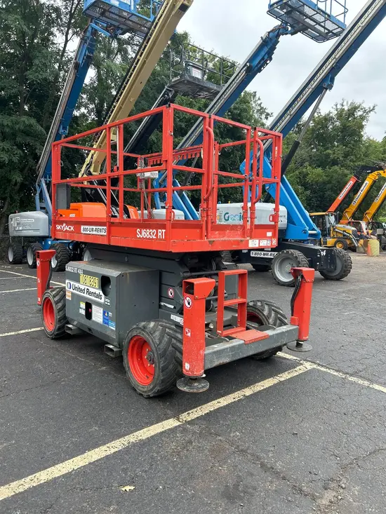 2018 Skyjack SJ6832RT Rough Terrain Scissor Lift
