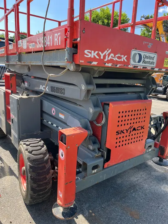 2016 Skyjack SJ8841RT Rough Terrain Scissor Lift