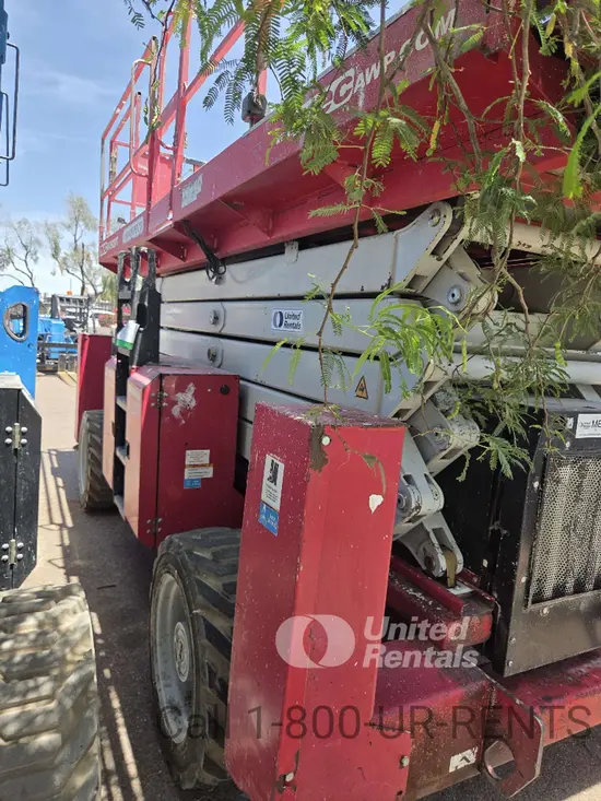 2016 MEC 6092RT Rough Terrain Scissor Lift