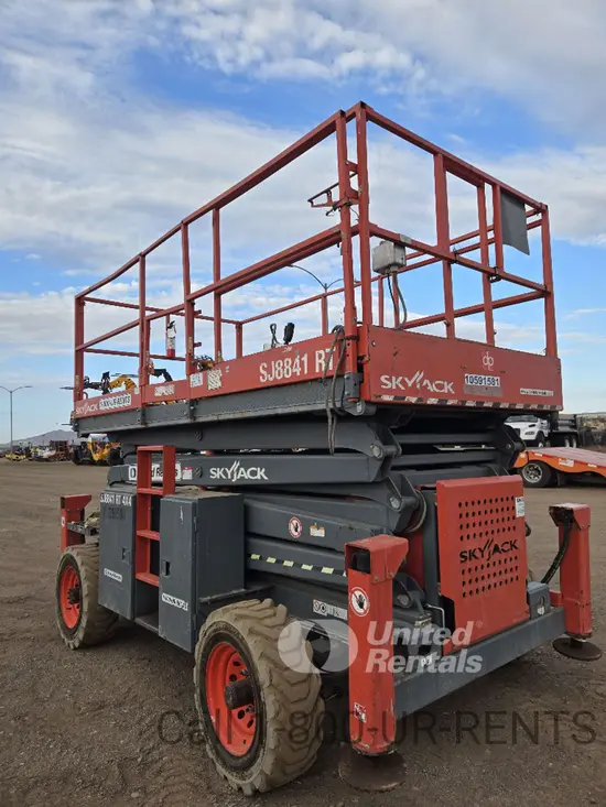 2017 Skyjack SJ8841RT Rough Terrain Scissor Lift