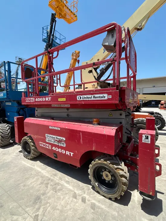 2019 MEC 4069RT Rough Terrain Scissor Lift
