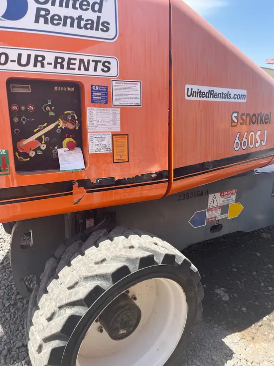 2019 Snorkel 660SJ Boom Lift