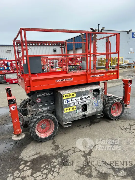 2019 Skyjack SJ6826RT Rough Terrain Scissor Lift
