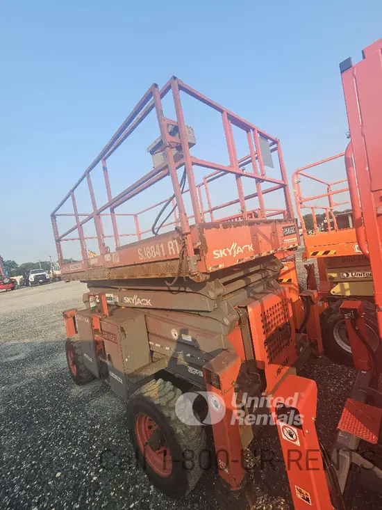 2017 Skyjack SJ8841RT Rough Terrain Scissor Lift