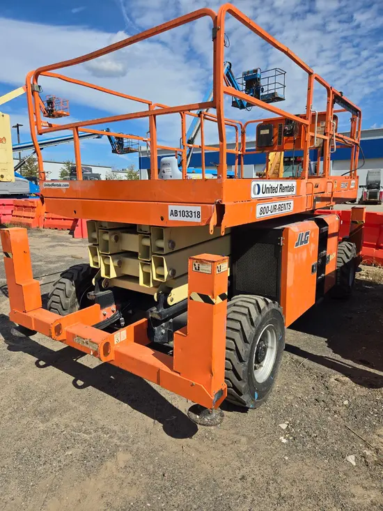 2018 JLG 330LRT Rough Terrain Scissor Lift