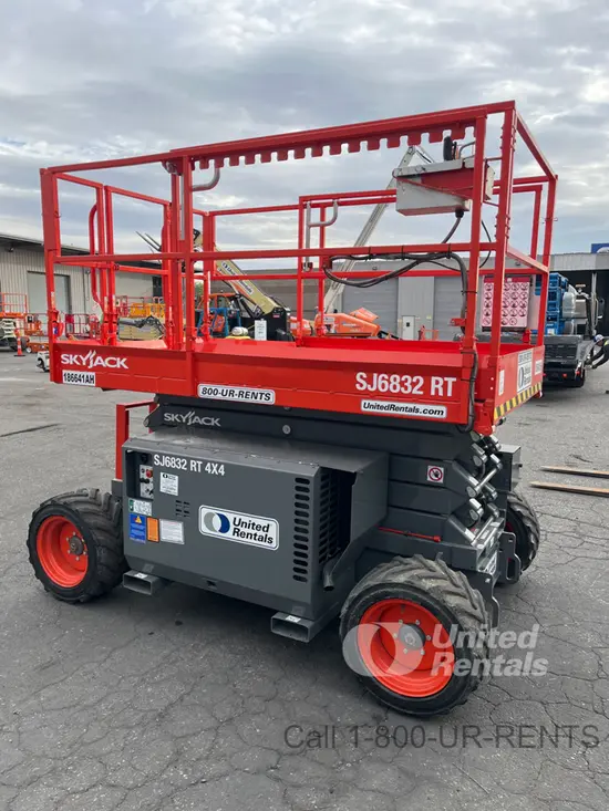2017 Skyjack SJ6832RT Rough Terrain Scissor Lift