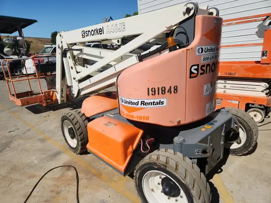 2017 Snorkel A46JE Articulating Boom Lift