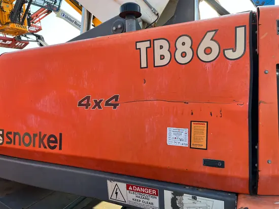 2016 Snorkel TB86J Boom Lift