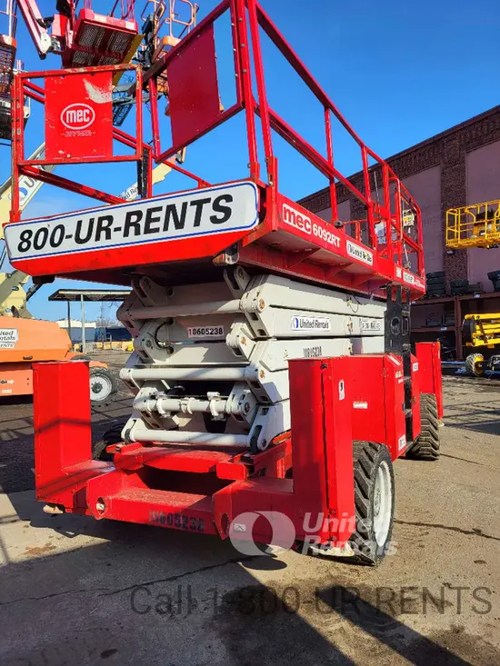 2017 MEC 6092RT Rough Terrain Scissor Lift