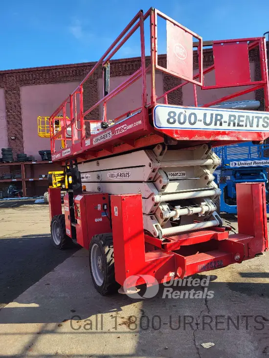 2017 MEC 6092RT Rough Terrain Scissor Lift