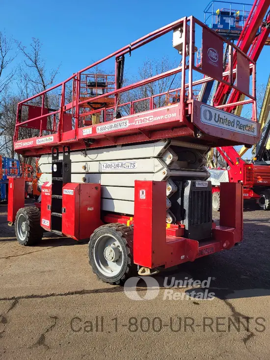 2017 MEC 6092RT Rough Terrain Scissor Lift