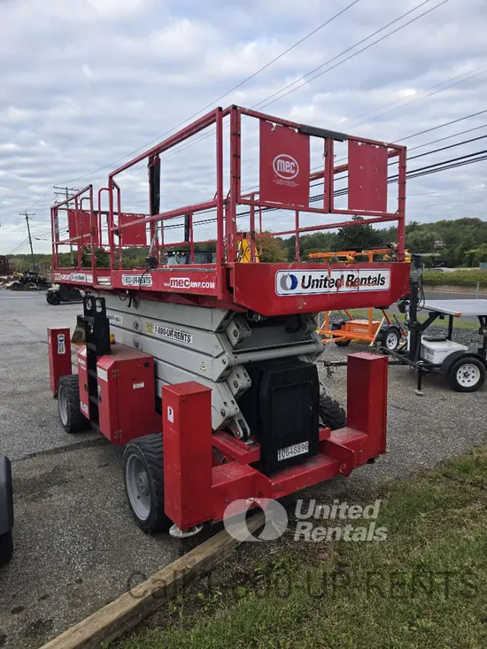2017 MEC 6092RT Rough Terrain Scissor Lift