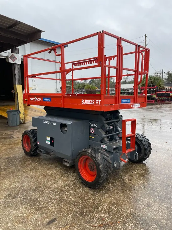 2018 Skyjack SJ6832RT Rough Terrain Scissor Lift