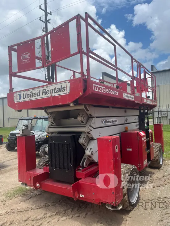 2017 MEC 6092RT Rough Terrain Scissor Lift