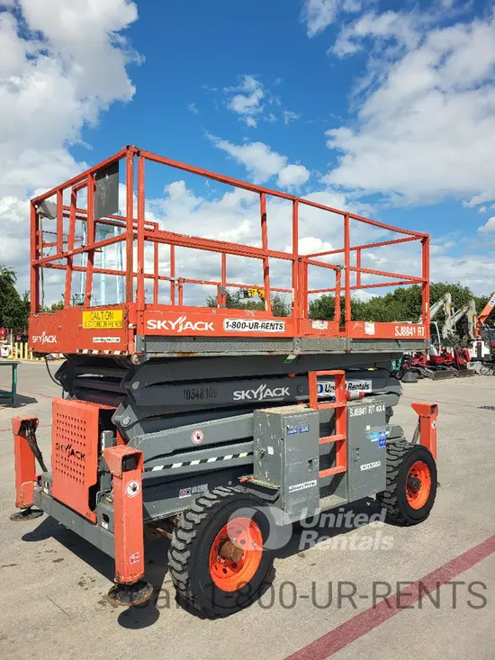 2016 Skyjack SJ8841RT Rough Terrain Scissor Lift