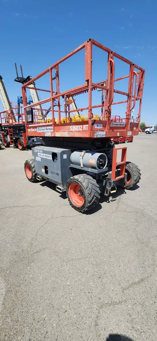 2017 Skyjack SJ6832RT Rough Terrain Scissor Lift