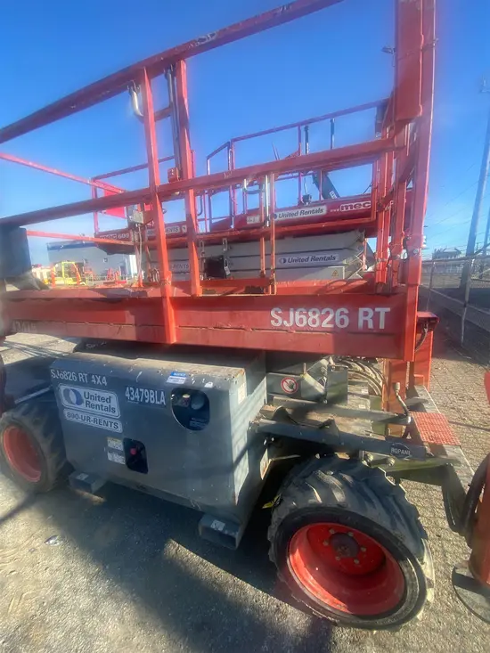 2017 Skyjack SJ6826RT Rough Terrain Scissor Lift