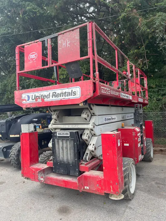 2017 MEC 6092RT Rough Terrain Scissor Lift