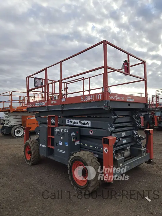 2017 Skyjack SJ8841RT Rough Terrain Scissor Lift