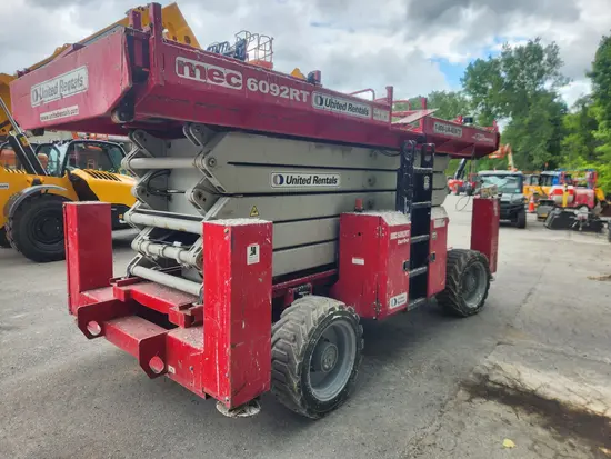 2018 MEC 6092RT Rough Terrain Scissor Lift