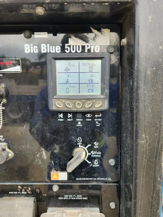 2021 Miller Welders Big Blue 500 Welder