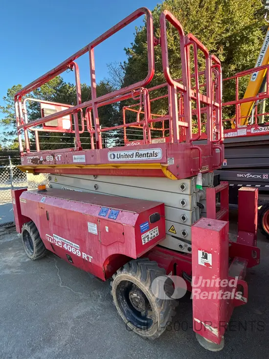 2019 MEC 4069RT Rough Terrain Scissor Lift