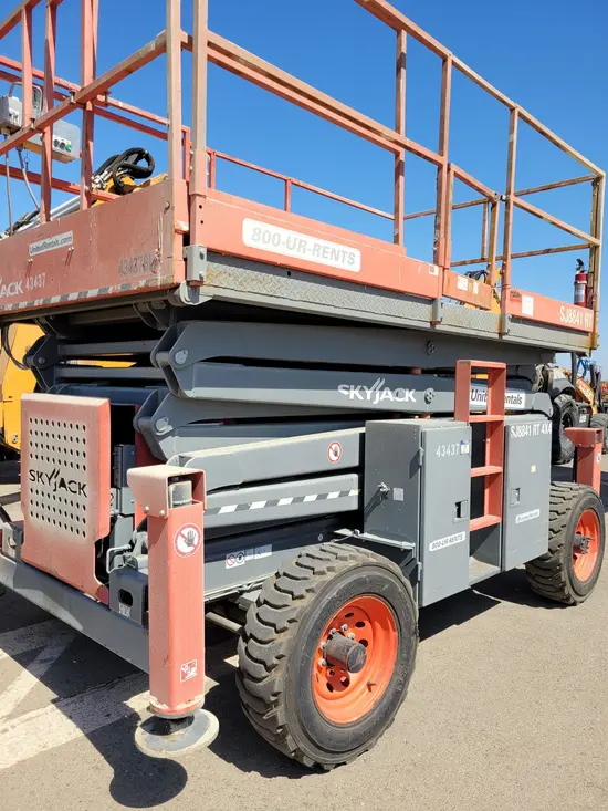 2017 Skyjack SJ8841RT Rough Terrain Scissor Lift