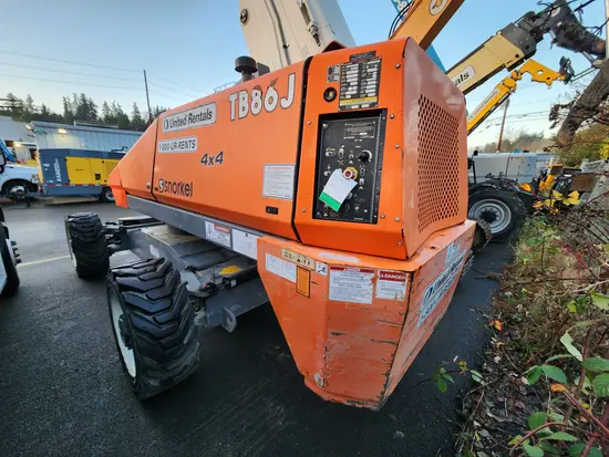 2016 Snorkel TB86J Boom Lift
