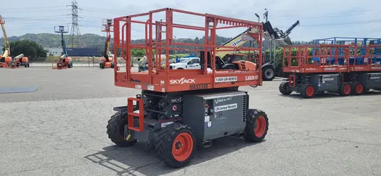 2017 Skyjack SJ6826RT Rough Terrain Scissor Lift