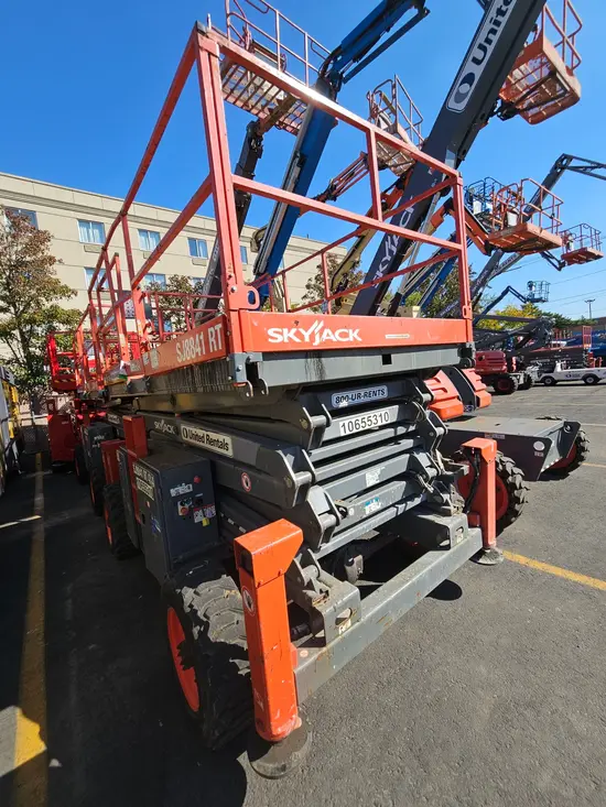 2017 Skyjack SJ8841RT Rough Terrain Scissor Lift
