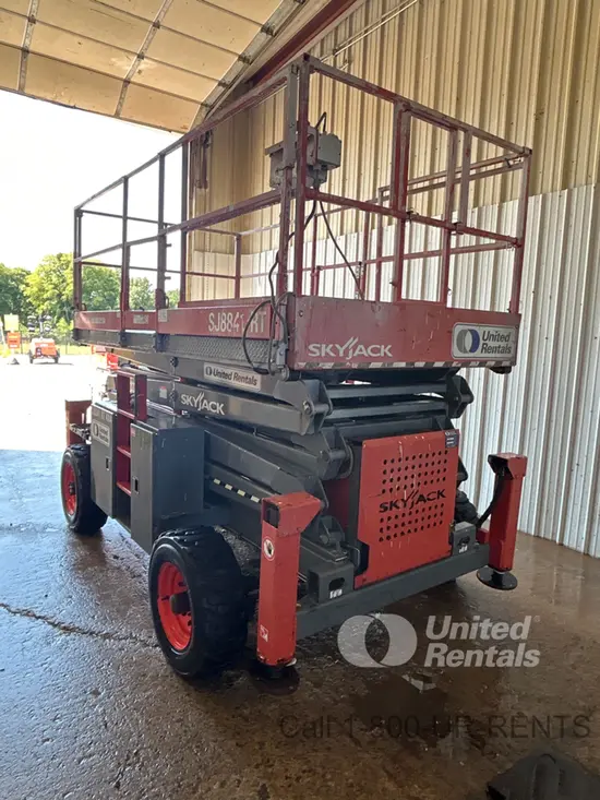 2018 Skyjack SJ8841RT Rough Terrain Scissor Lift