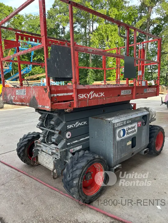 2017 Skyjack SJ6832RT Rough Terrain Scissor Lift