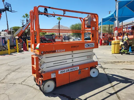 2018 Snorkel S3226E Scissor Lift