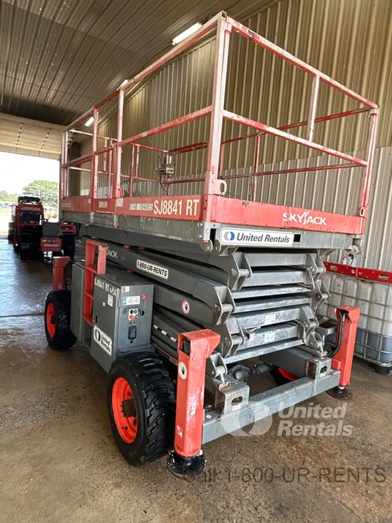 2018 Skyjack SJ8841RT Rough Terrain Scissor Lift