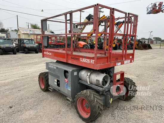 2016 Skyjack SJ6826RT Rough Terrain Scissor Lift
