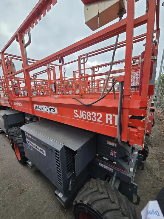 2019 Skyjack SJ6832RT Rough Terrain Scissor Lift