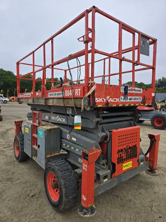 2015 Skyjack SJ8841RT Rough Terrain Scissor Lift