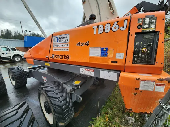 2016 Snorkel TB86J Boom Lift